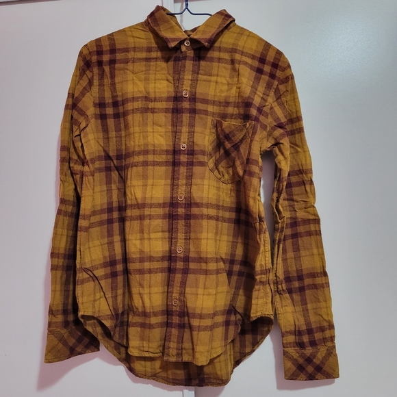 TNA Golden flannel button up - Picture 1 of 3